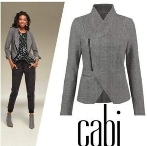 Cabi Rebel Jacket Asymmetrical 3556 Gray Size Small